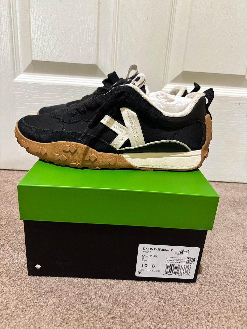 K As In Kate Runner Black/Tan Womenâs Sneakers
